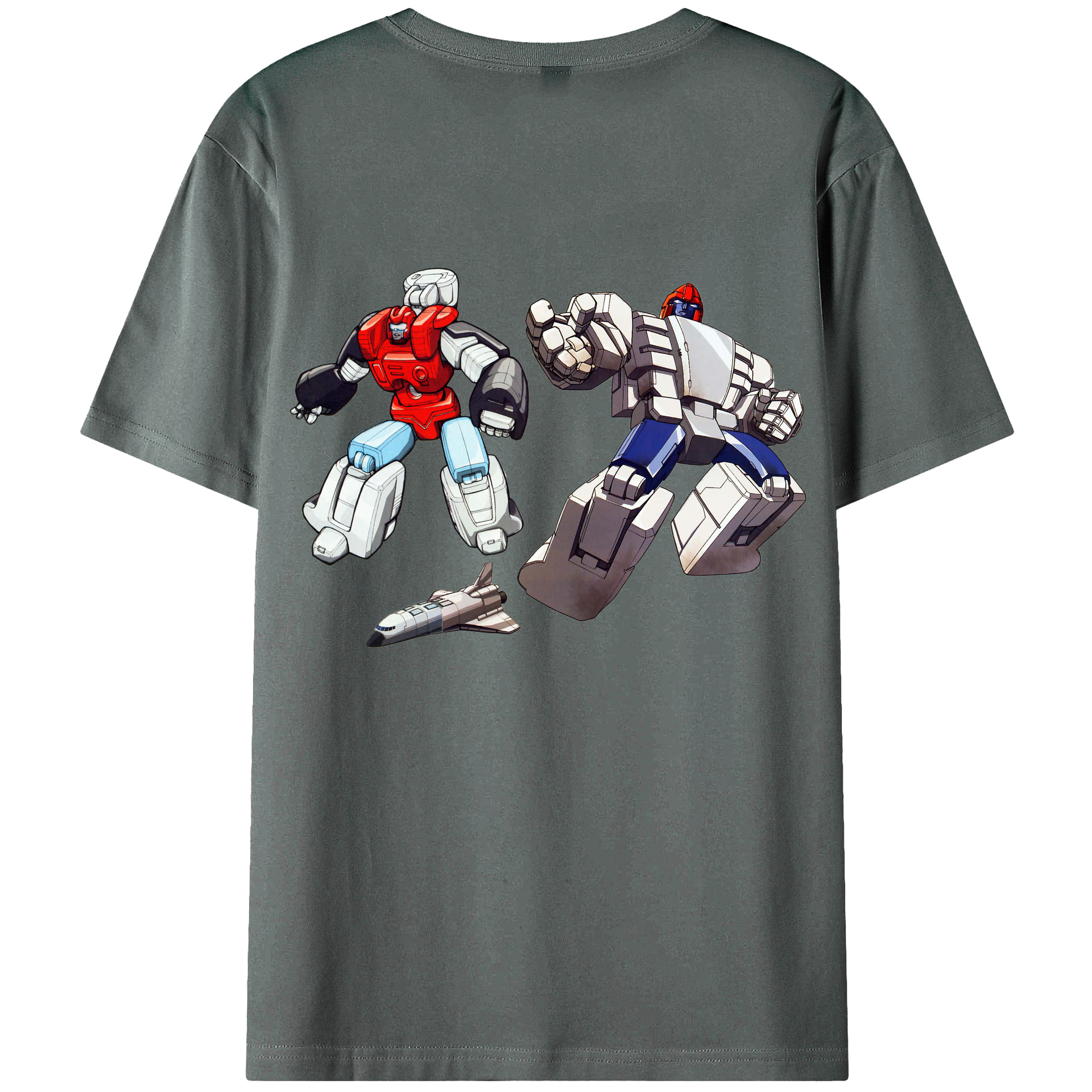 （画像用）  綿100％ メンズ半袖Tシャツ（バックプリント） 通気性